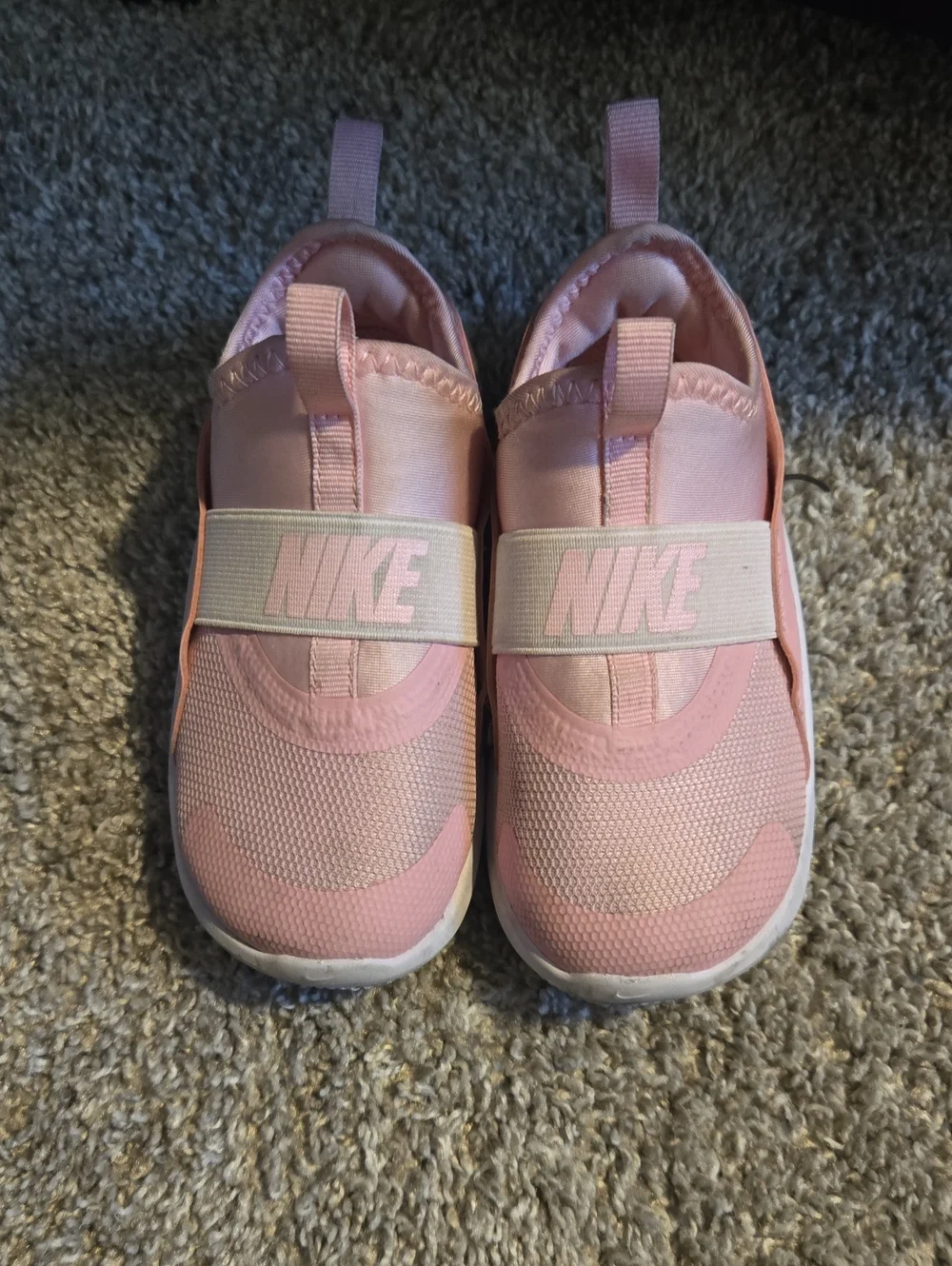 Nike Kids Pink Slip-On Athletic Sneakers